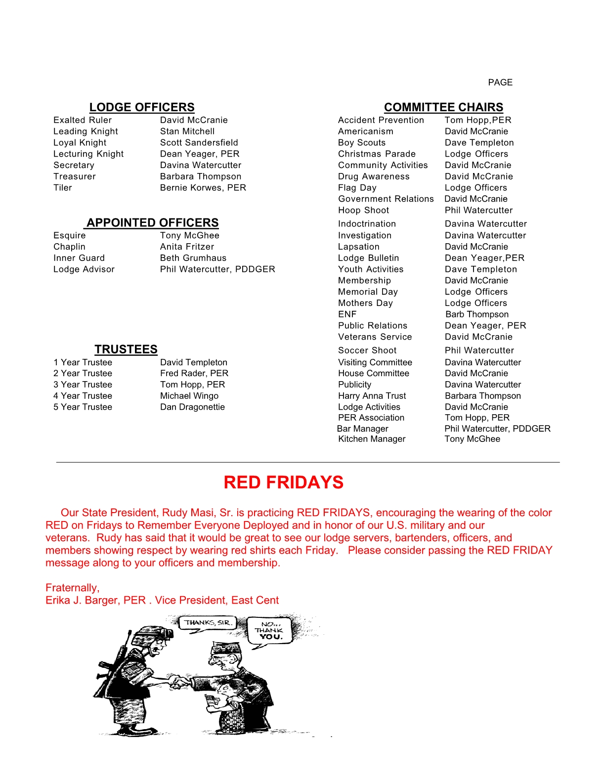 CALENDAR and EVENTS DeLand Elks 1463